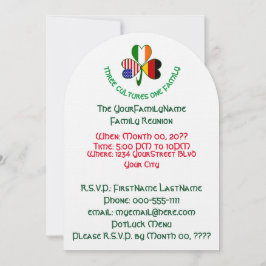 Convite Associação Alemã Irlandesa de Famílias Shamrock Am