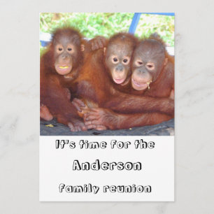 Convite Associação Familiar Engraçado e Bonito