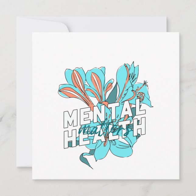 Convite Assuntos de Saúde Mental (Frente)