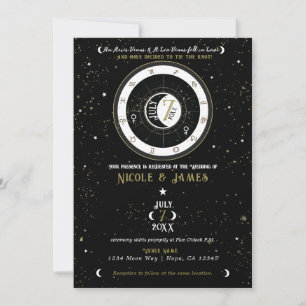 Convite Astrologia Personalizada Zodíaco Seu Signo de Vênu