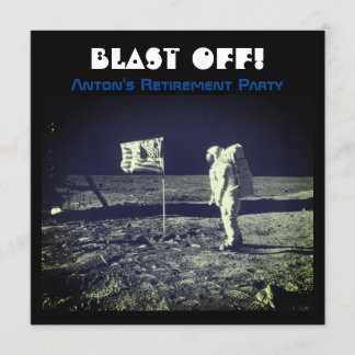 Convite Astronauta de Pouso Espacial Caminhada na Lua