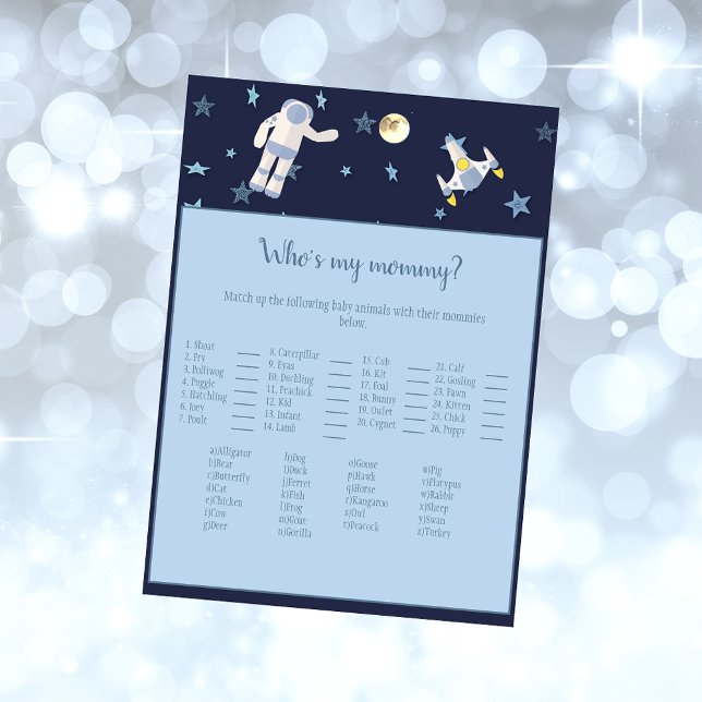 Convite Astronauta do Espaço Exterior que é o Jogo da Mamã (Criador carregado)