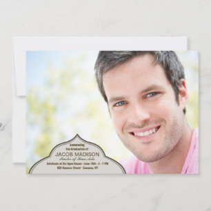 Convite Até O Ponto Anúncio/Convite De Graduação De Fo