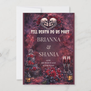 Convite Até que a Morte nos Separe