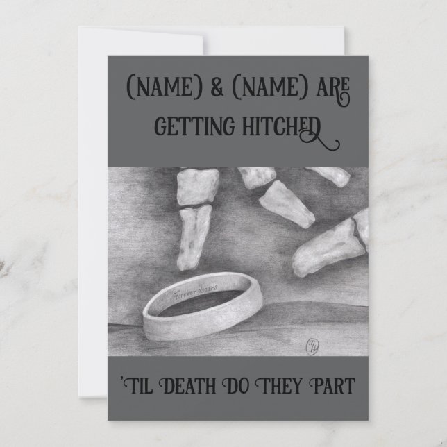 Convite Até que a Morte nos Separe (Frente)