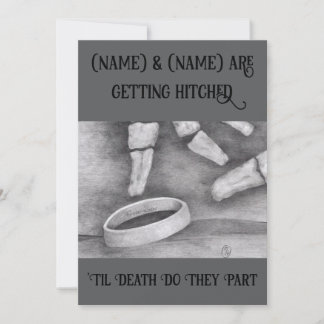 Convite Até que a Morte nos Separe