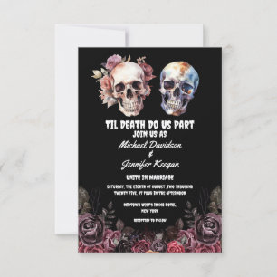 Convite Até que a Morte nos Separe, Casamento Floral com C