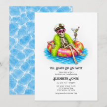 Até que a Morte nos Separe Festa Esqueleto Pool De