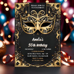 Convite Até Tutu Black Dourado Chic Mascarada 50º aniversá<br><div class="desc">Entra numa noite de elegância com o nosso "Até o Tutu Black Dourado Chic Mascarada 50º Aniversário!" Esse sofisticado design estabelece a palco de uma celebração cheia de prazer no eterno, combinando a riqueza do preto com o ouro. Os detalhes do tutu e do mascarada de chic prometem uma noite...</div>