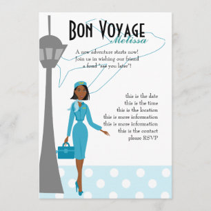 Convite Atendedor de Voo Fabuloso