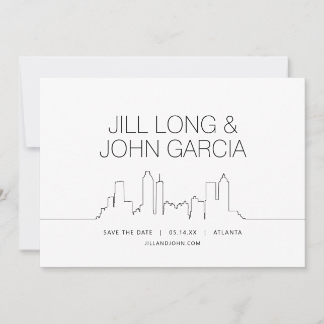 Convite Atlanta Salve a Data (Frente)