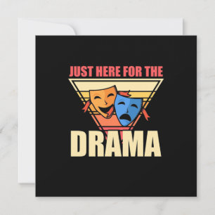 Convite Ator Aqui Só Pelo Drama