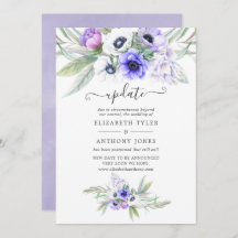 Atualização do Casamento Floral Pastel Violet