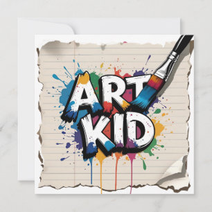 Convite Aula de Arte para Rebeldes do Caderno de Desenho e