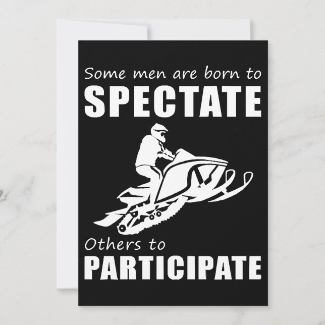 Convite Aumente as barreiras - Engraçado e alguns homens s (Frente)