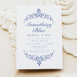 Convite AURELIA Chinoiserie Algo Chá de panela Azul