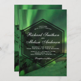 Convite Aurora Glacier Lights Invitation