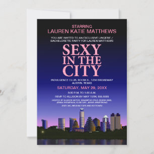 Convite Austin Texas Bachelorette Movie Poster