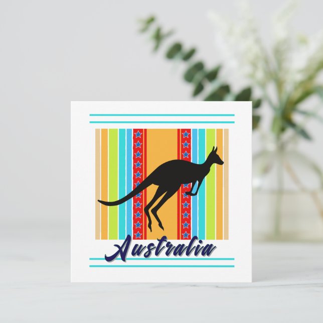 Convite Austrália (Em pé/Frente)