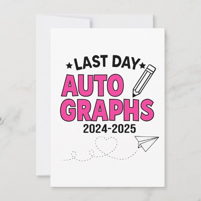 Convite Autografos do último dia 2024-2025 Graduação (Frente)