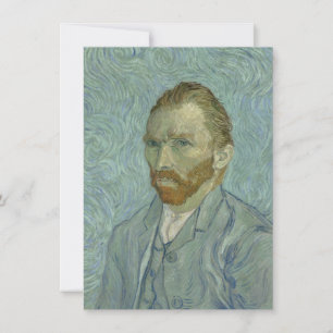 Convite Autorretrato de Vincent Van Gogh 1889