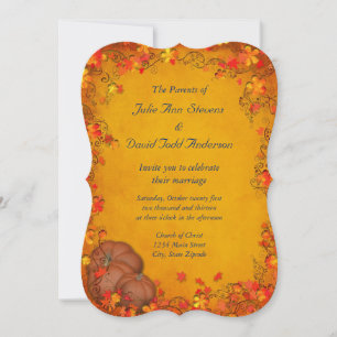Convite Autumn Bliss Wedding
