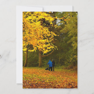 Convite autumn couple