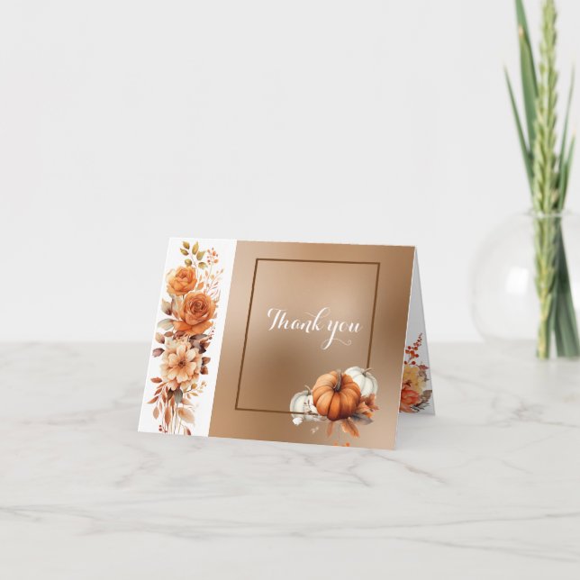 Convite Autumn Cute Gnomo Fall Sai Aniversário (Frente)