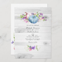 Autumn - Fall Floral Rustic Code RSVP Casamento RS