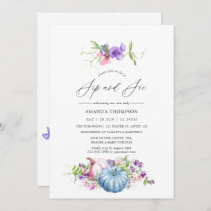 Convite Autumn - Fall Floral Sip and Consulte