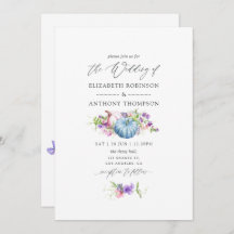 Autumn - Fall Floral Wedding