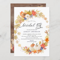 Autumn Leaves Wreath Chá de panela Tea