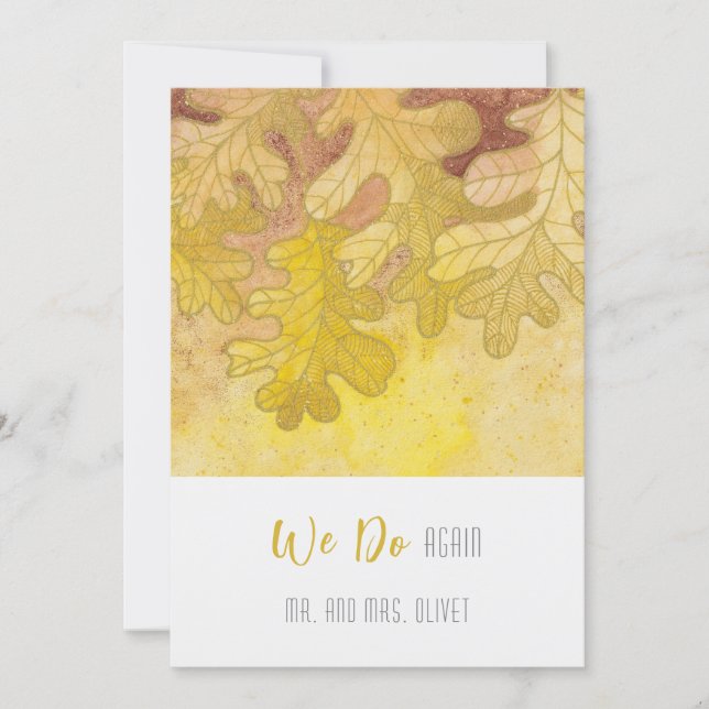 Convite Autumn Oak Deixa Renovação de Velas 10 anos (Frente)