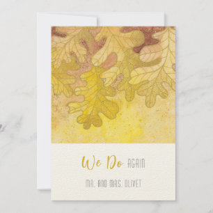 Convite Autumn Oak Deixa Renovação de Velas 10 anos