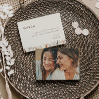 Autumn Wildflower | Placa de Madrinha de casamento