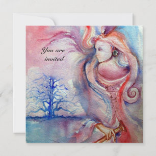 Convite AVALON 2, vermelho gema