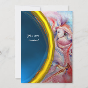 Convite AVALON, azul-gem