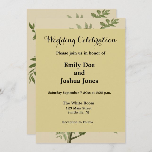 Convite Ave Negra Americana da Audubon (Frente/Verso)