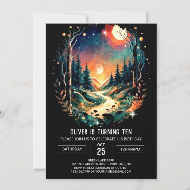 Convite Aventura aguarda o aniversário da Boêmia (Frente)