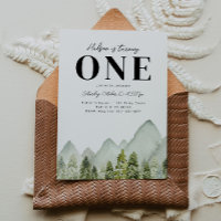 Convite Aventura Aniversário | Montanhas Aniversár