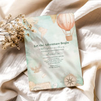 Aventura de Aquarela Aguarda Chá de fraldas de Gên