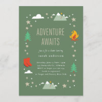 Aventura de Campanha Aguarda Chá de fraldas Neutro