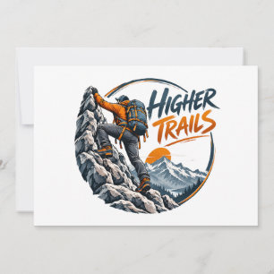 Convite Aventura de Escalada em Montanhas Higher Trails