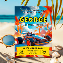 Aventura Épica de Carros de Corrida de Aniversário