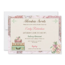 Aventura Espera Mundo Viagem Rosa Floral Menta