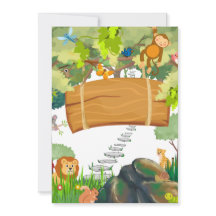 "Aventura Espera" Tema de Selva para Crianças