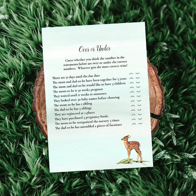 Convite Aventura Florestal Sobre O Jogo Do Chá de fraldas  (Criador carregado)