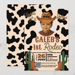 Convite Aventura no Oeste Selvagem 1 UM 1º Festa de Rodeio