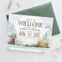 Aventura Wild One Woodland Qualquer Festa de anive