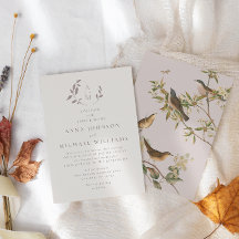 Aves e deixa bege romântico | casamento rosa